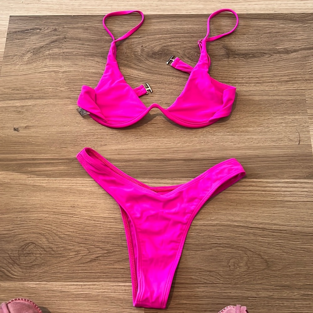 Pink Triangle Bikini